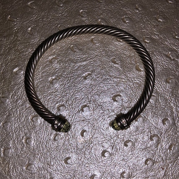 DY Bracelet with Prasiolite and Diamonds - Picture 1 of 7